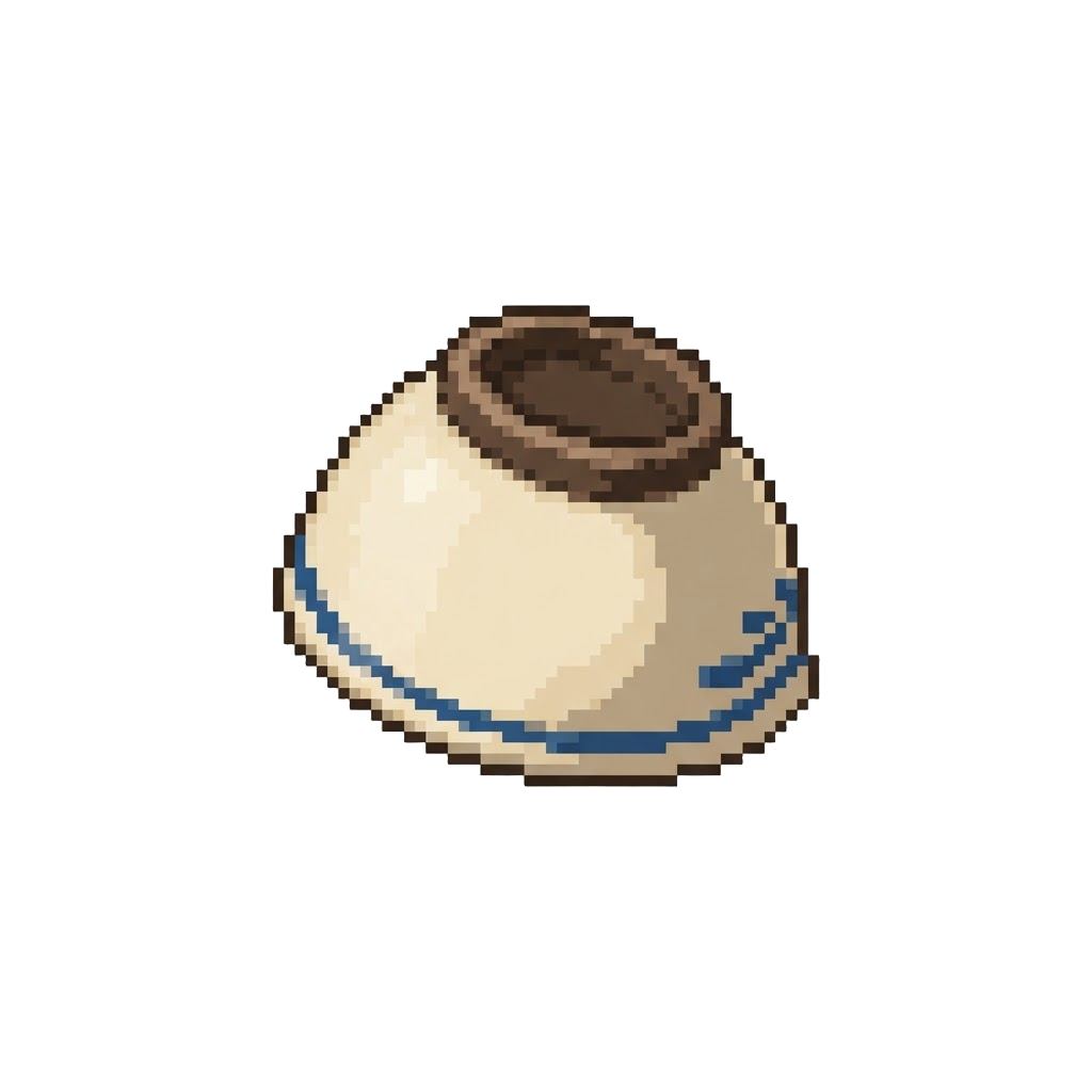 A Tiny Overturned Soup Bowl