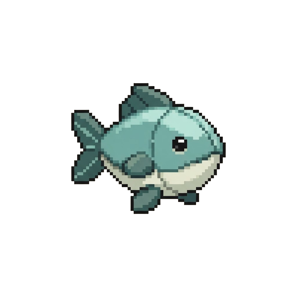 A Miniature Stuffed Fish Plush