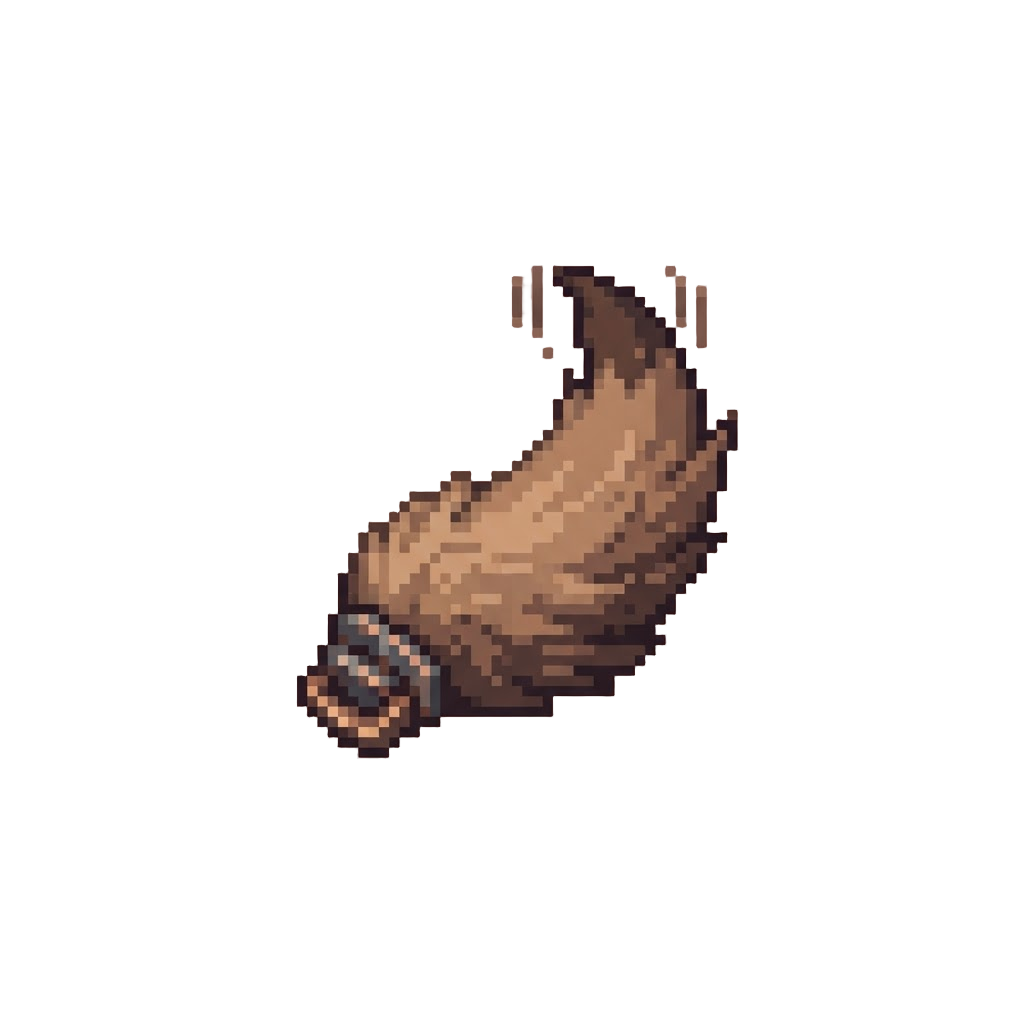 A Tiny Twitching Fake Tail Prop