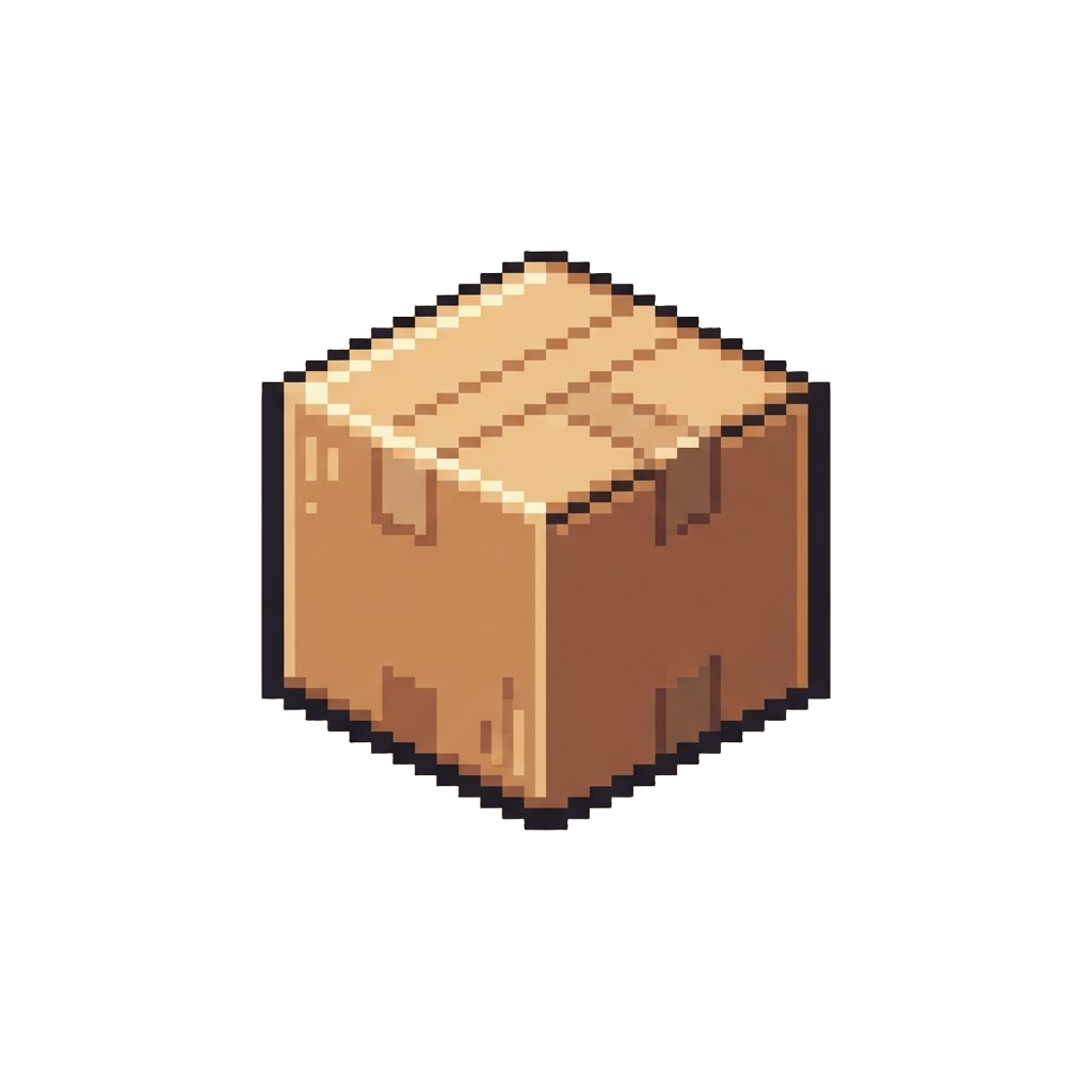 A Miniature Cardboard Box