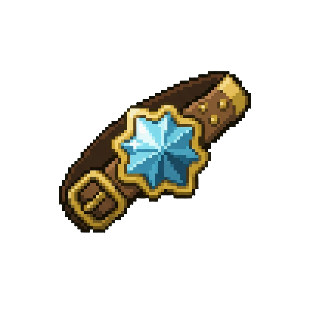 A Sparkling Crystal Belt Trophy