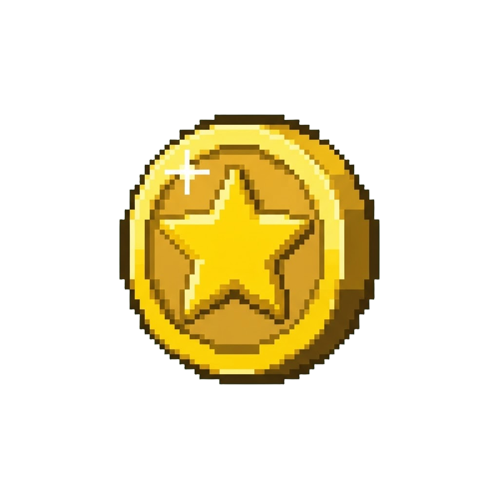A Sparkling Bonus Star Coin