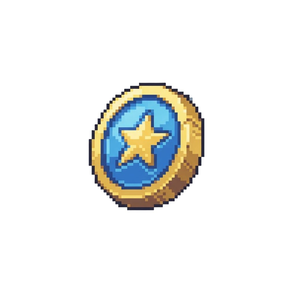 A Bouncing Blue Coin