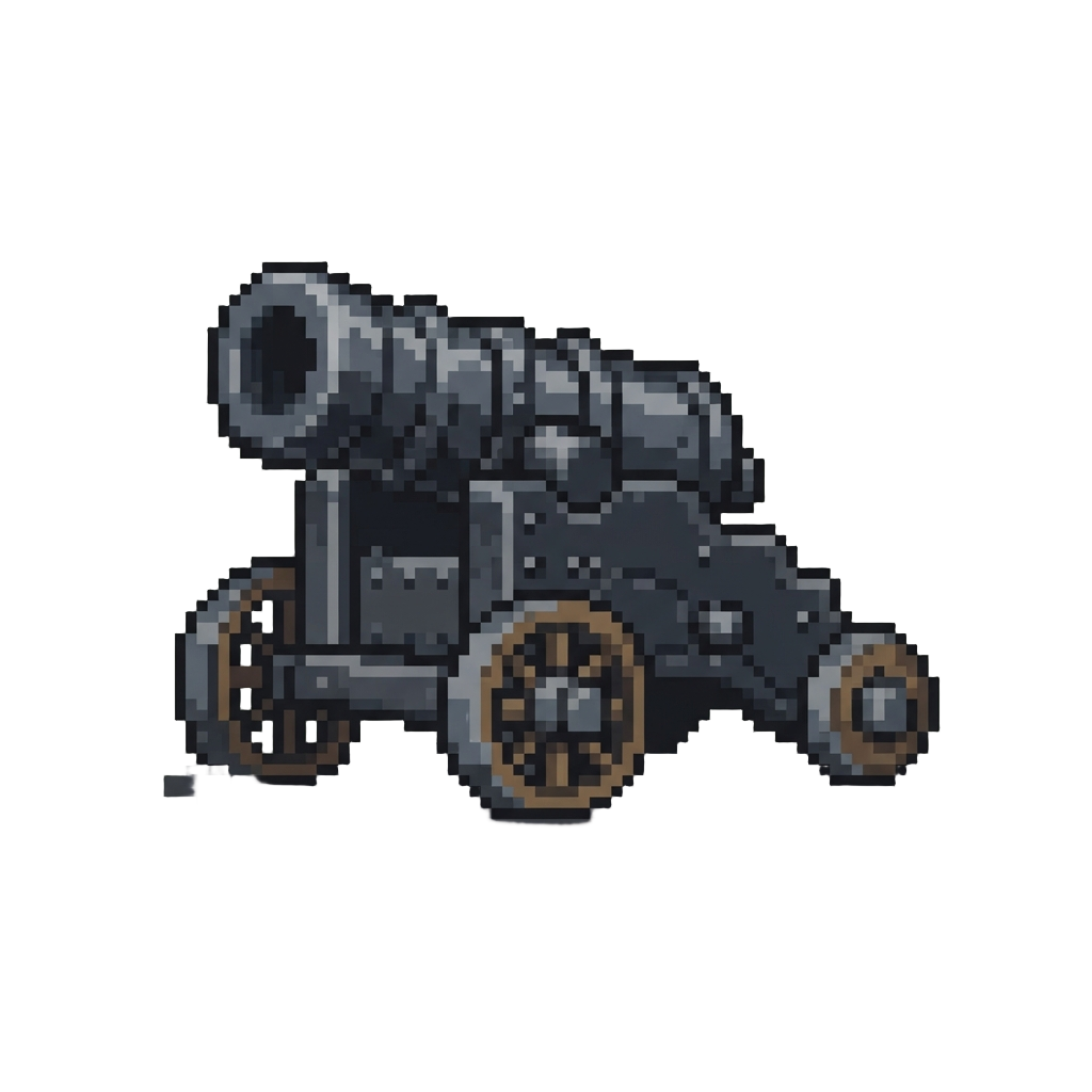 An Iron Cannon Base