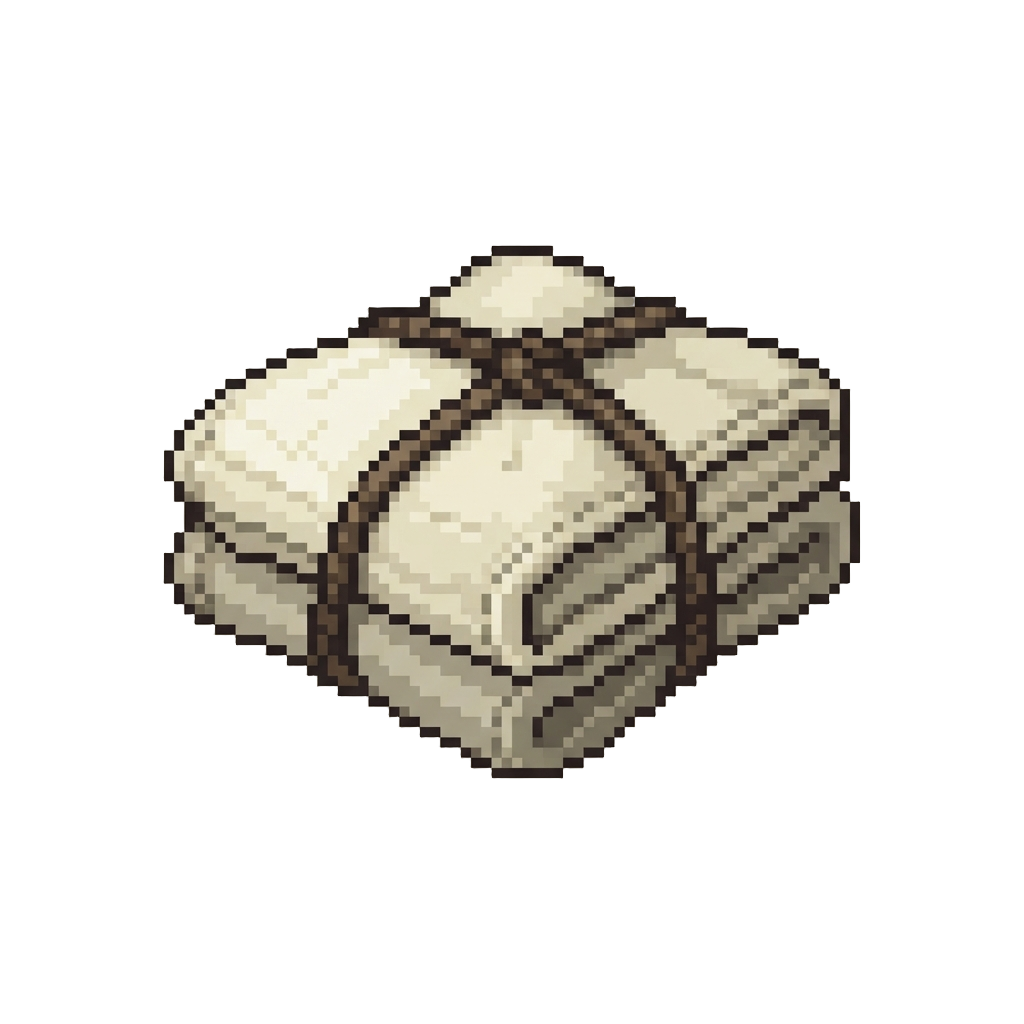 A Stack of Canvas Sails