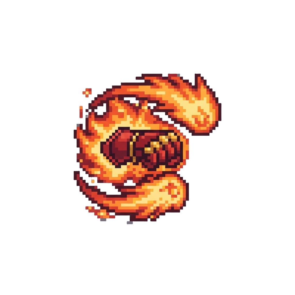 A Rapid Barrage of Fiery Punches
