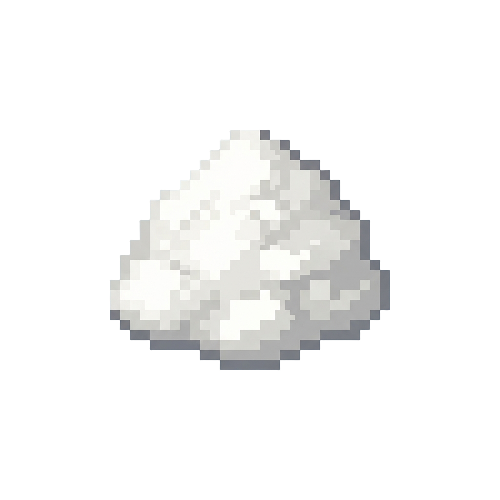 A Puff of Powdery White Flour