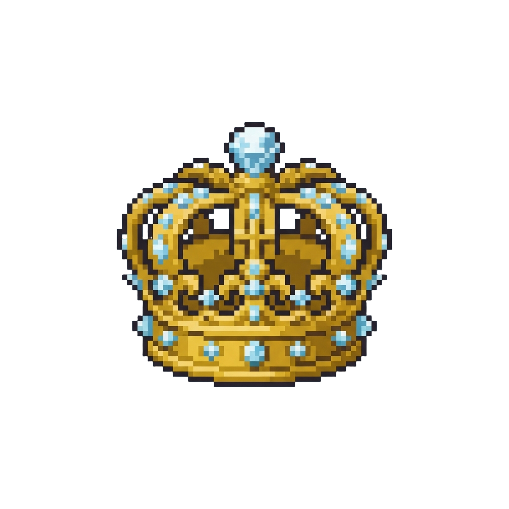 A Diamond-encrusted Crown Accessory