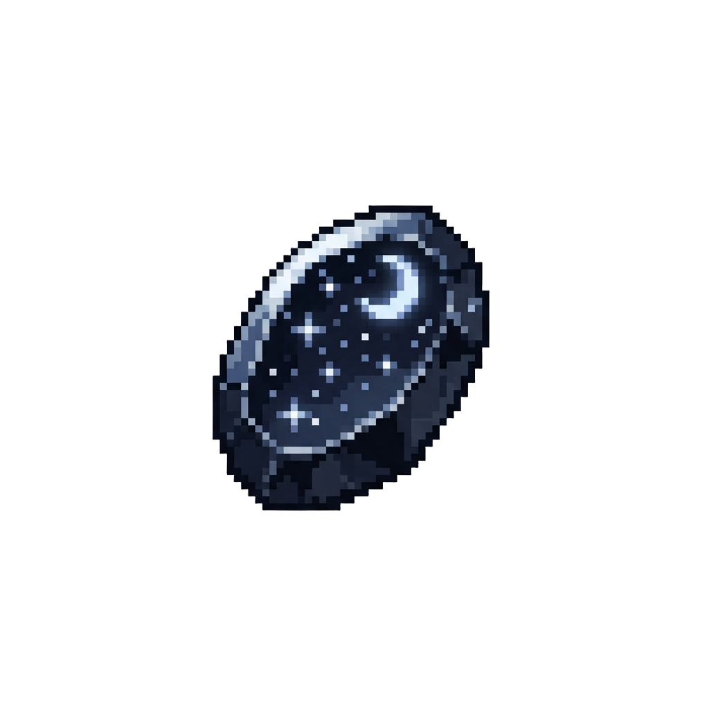 A Starry Night Sky Filled with Soft White Halo Light
