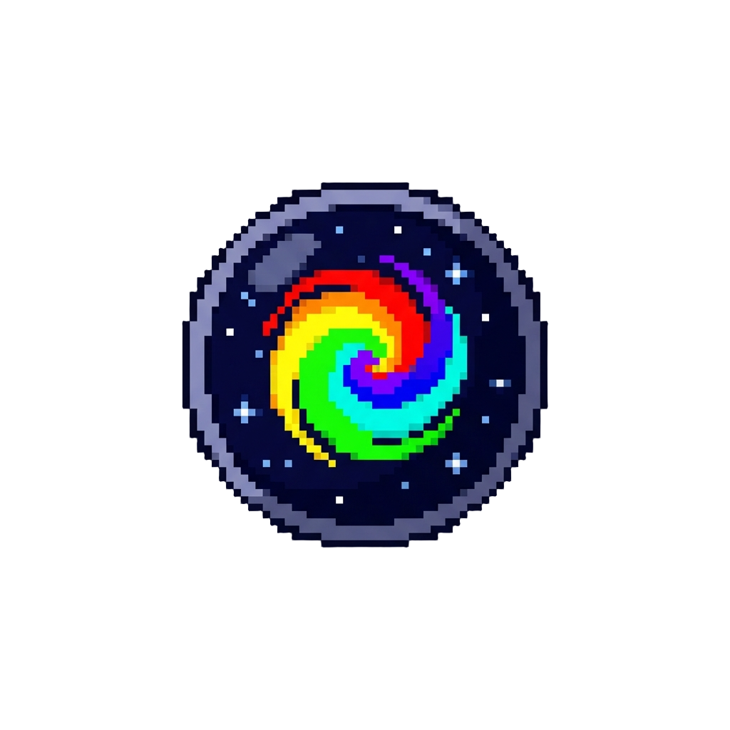 A Starry Night Sky with a Rotating Spectrum Vortex