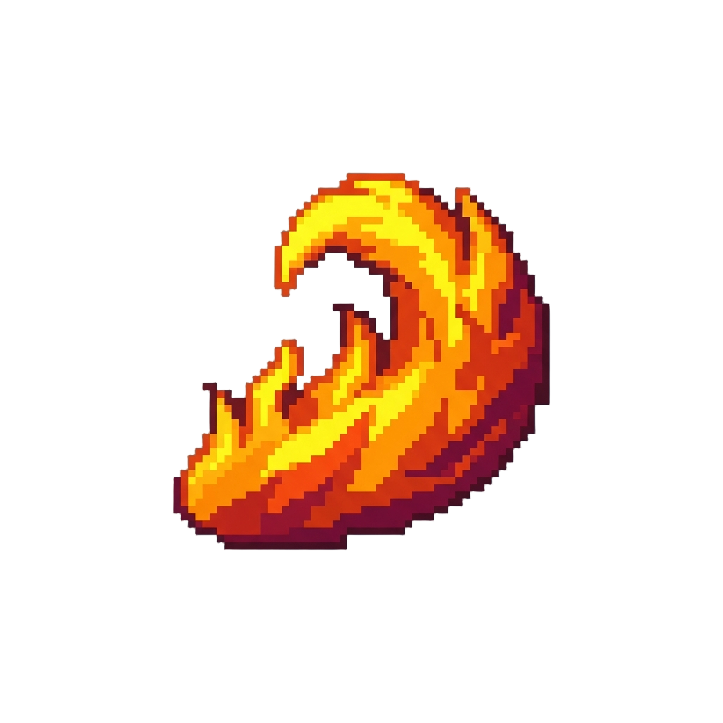 A Fiery Inferno Wave