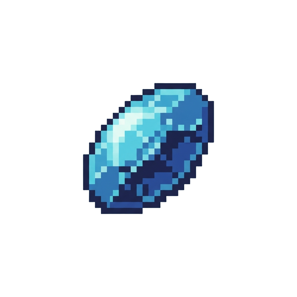 A Sparkling Blue Space Sapphire