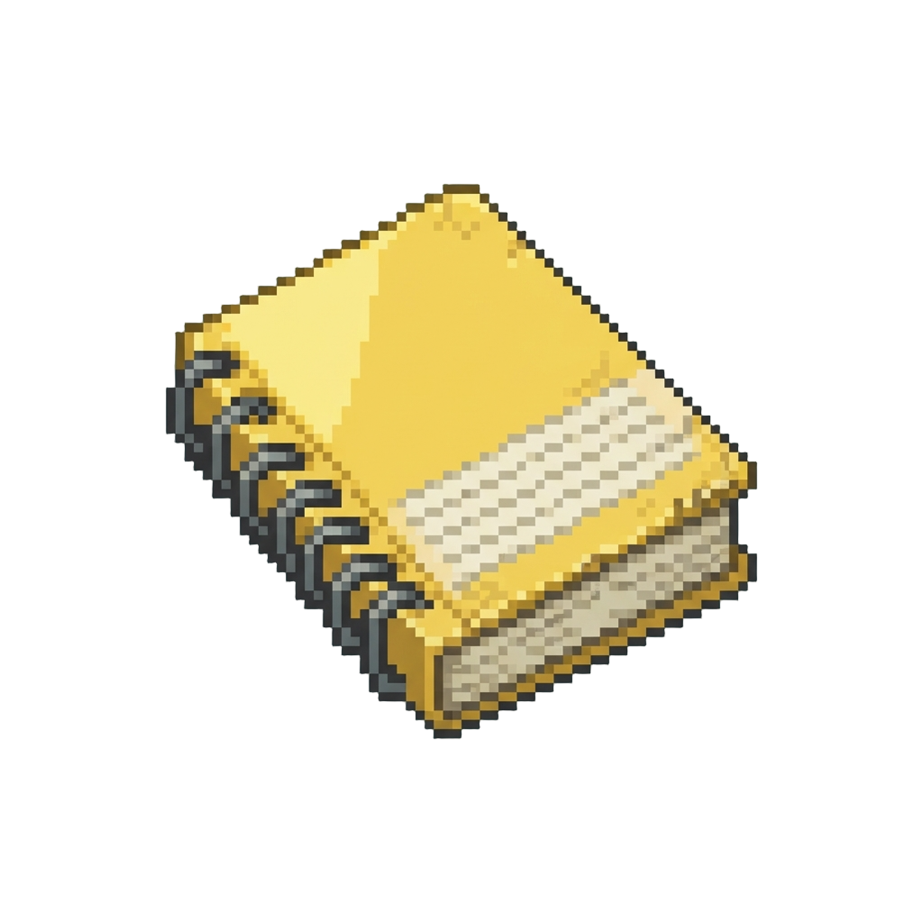 A Classic Yellow Notebook