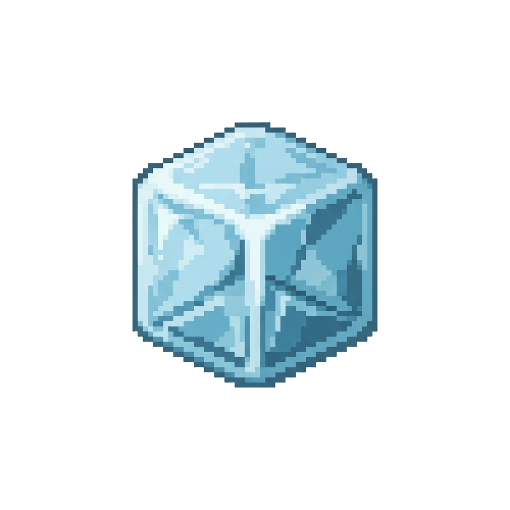 A Crystal Ice Cube