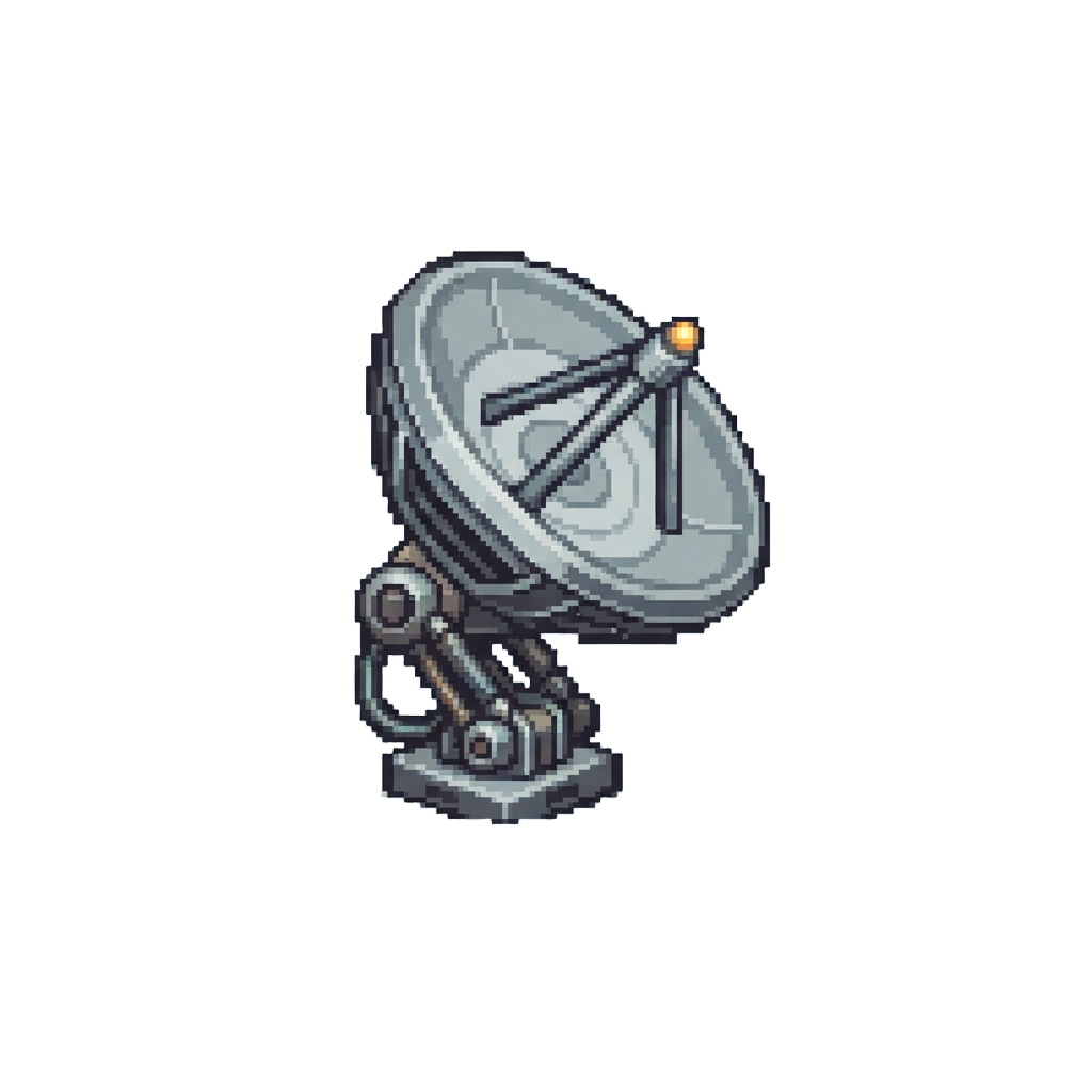 A Futuristic Radar Dish