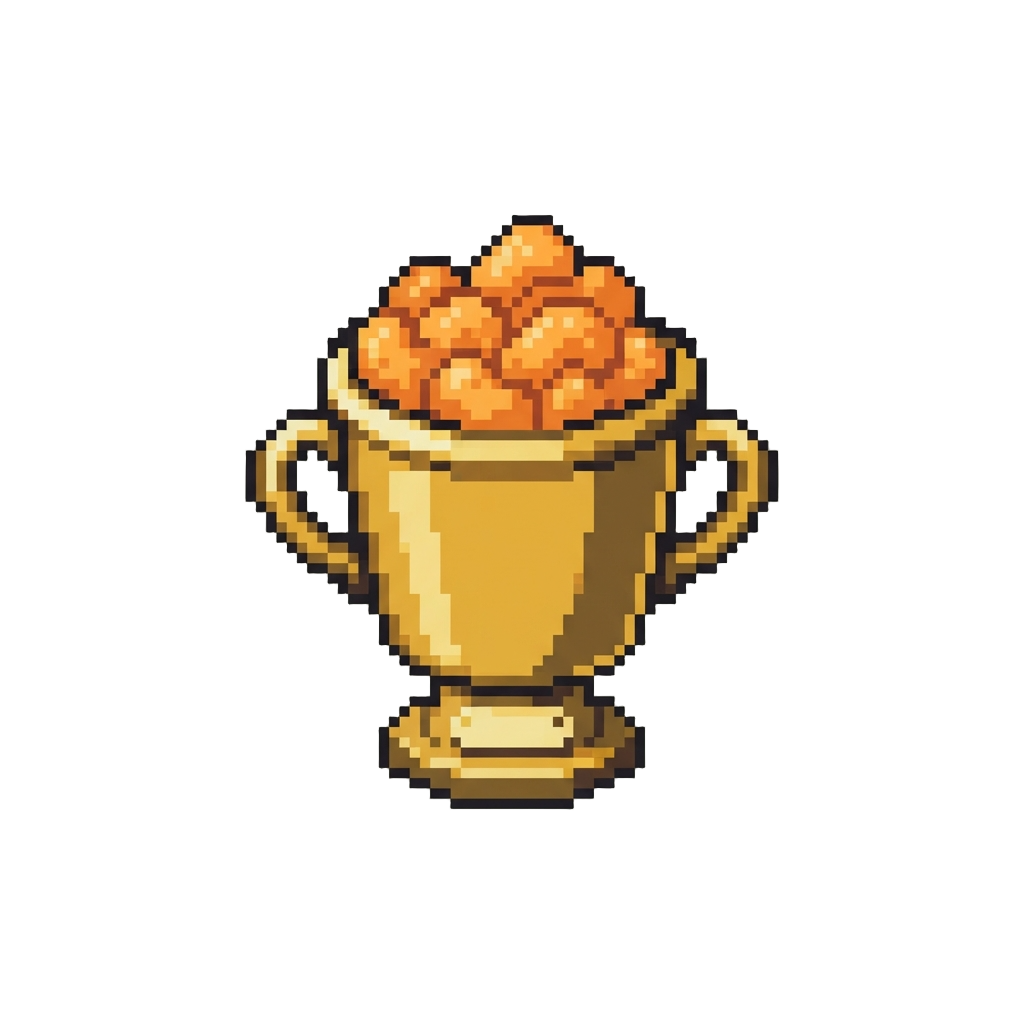 A Cheese Puff Trophy Bucket