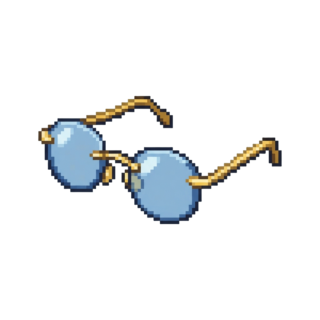 A Pair of Retro Rimless Shades