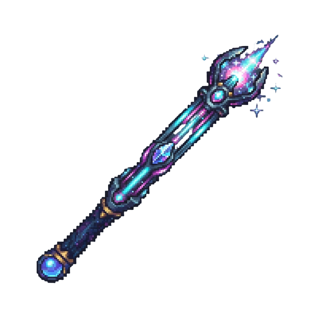 A Cosmic Laser Rod