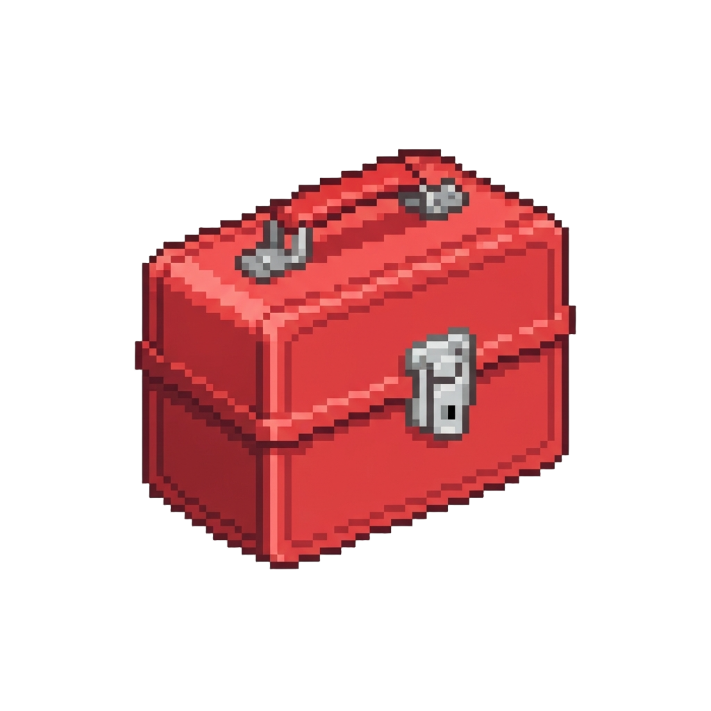 A Bright Red Lunchbox