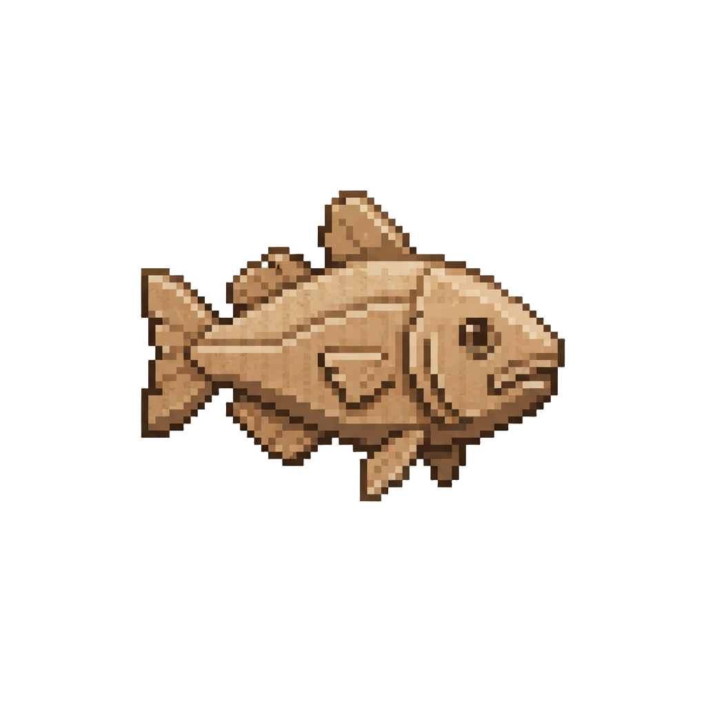 A Cardboard Cod Fish