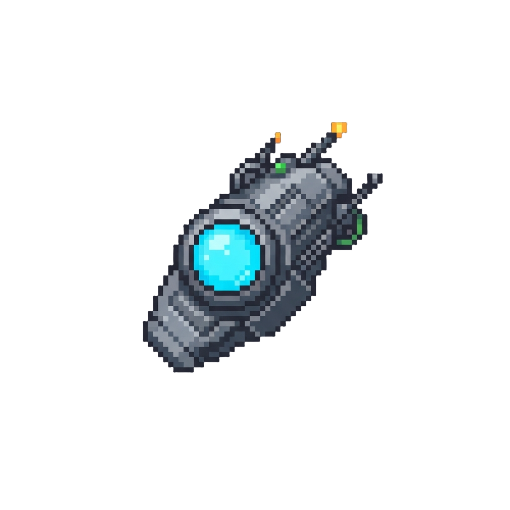A Flashing Alien Probe Icon