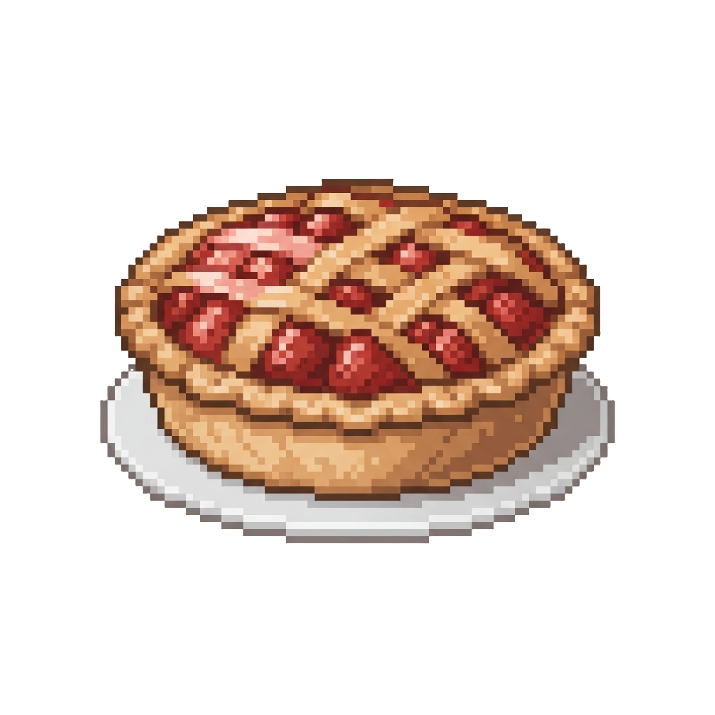 A Fluffy Strawberry Pie