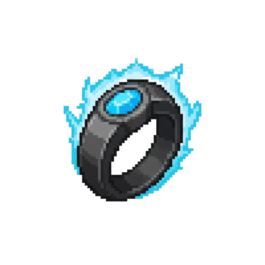 A Electric Blue Aura Ring