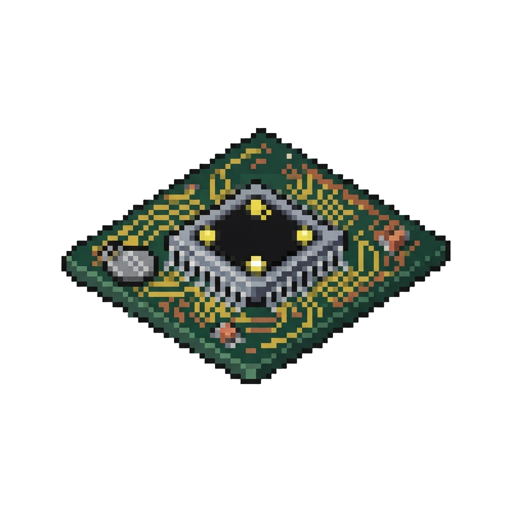 A Flashing Microchip Panel