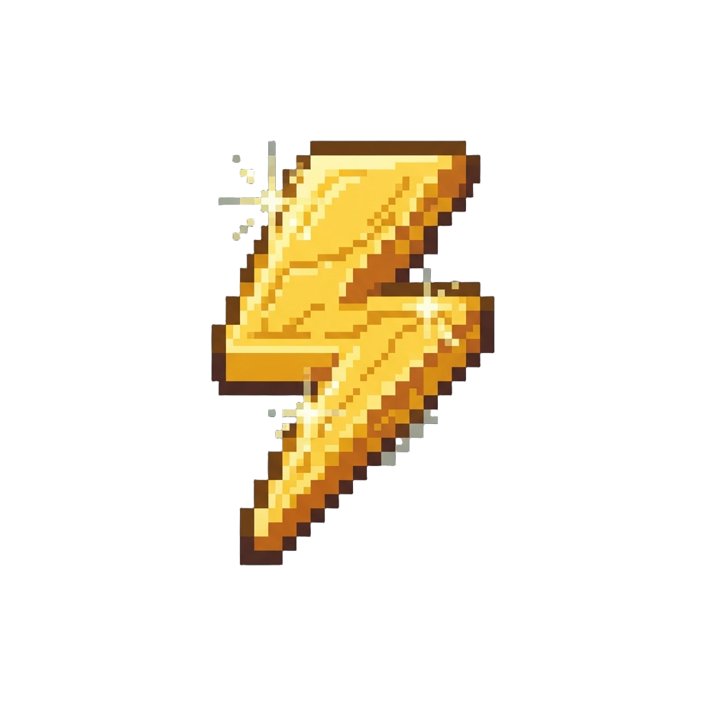 A Sparkling Thunder Bolt Icon