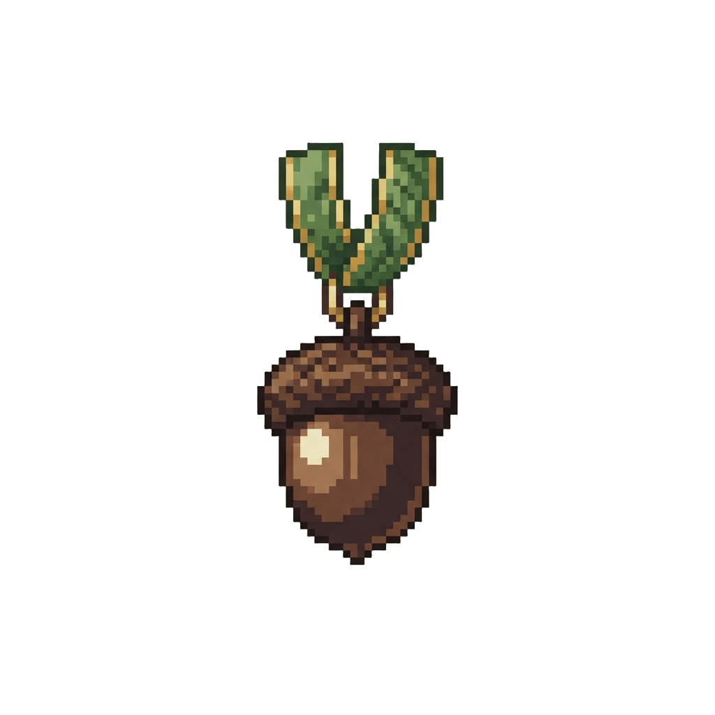 A Woodland Acorn Medal
