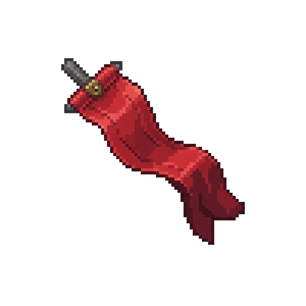 A Long Red Racing Streamer