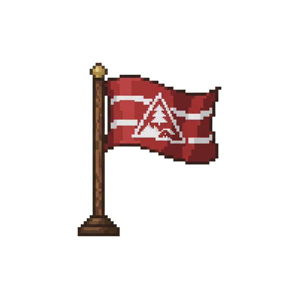 A Alpine Lodge Flag