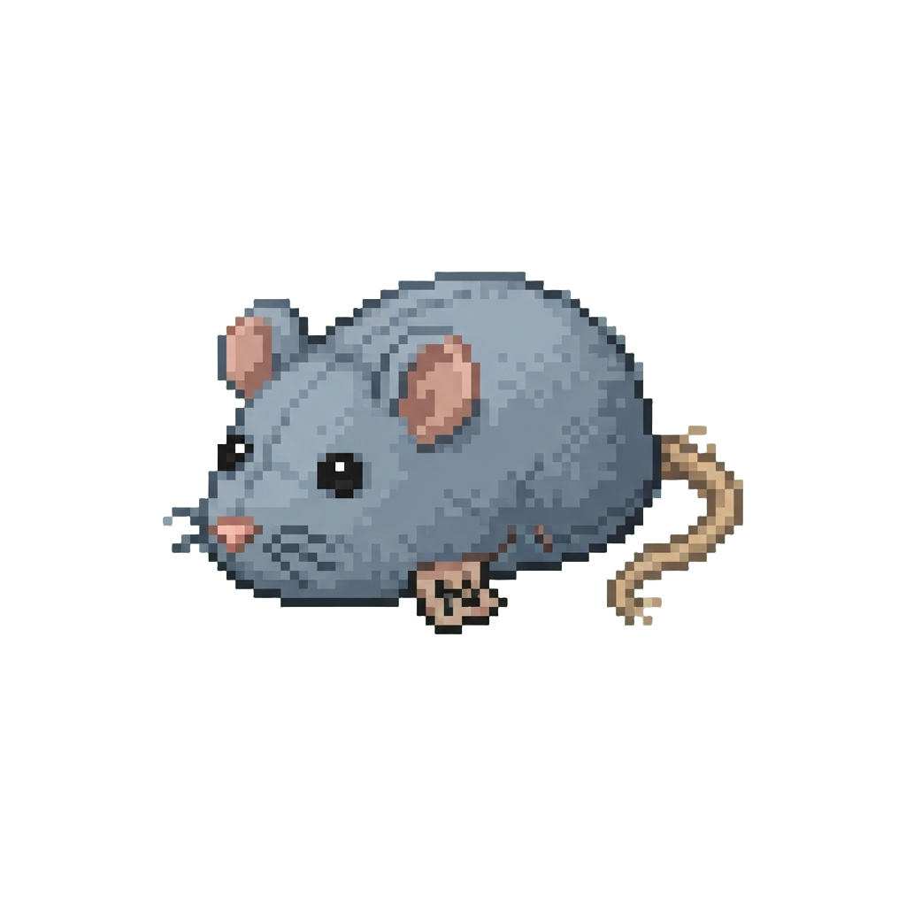A Oversized Catnip Mouse