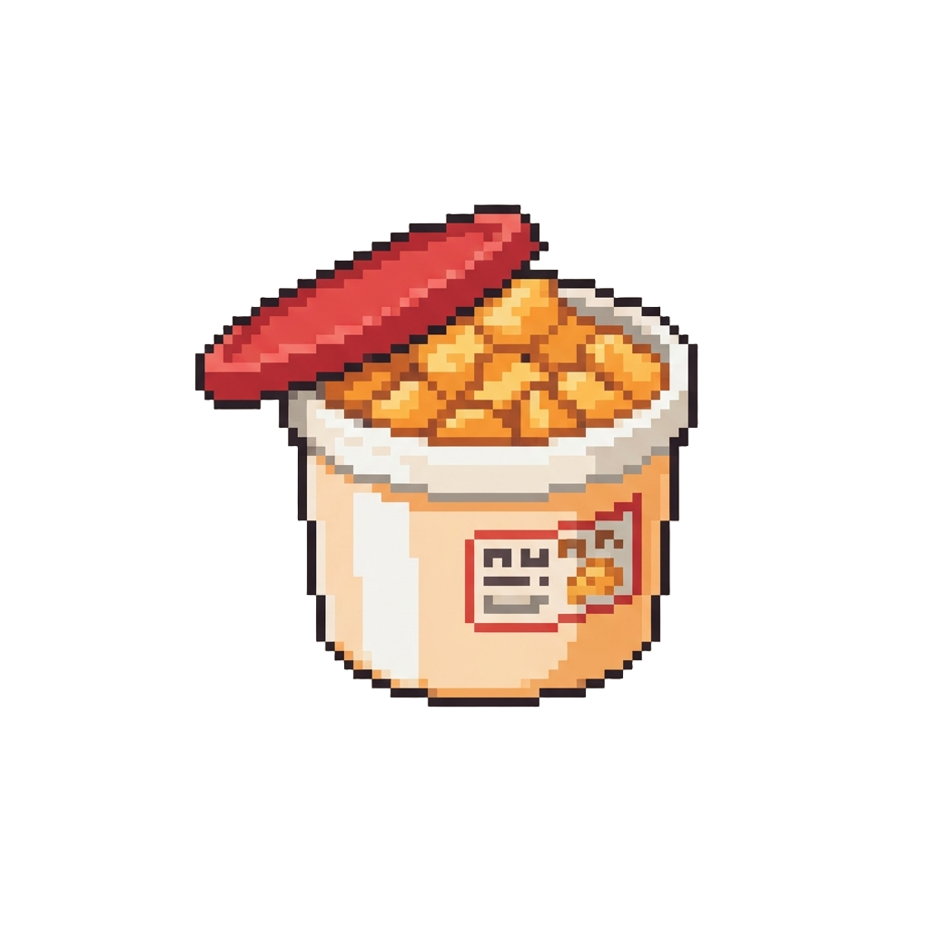 A Tub of Cheddar Nibbles