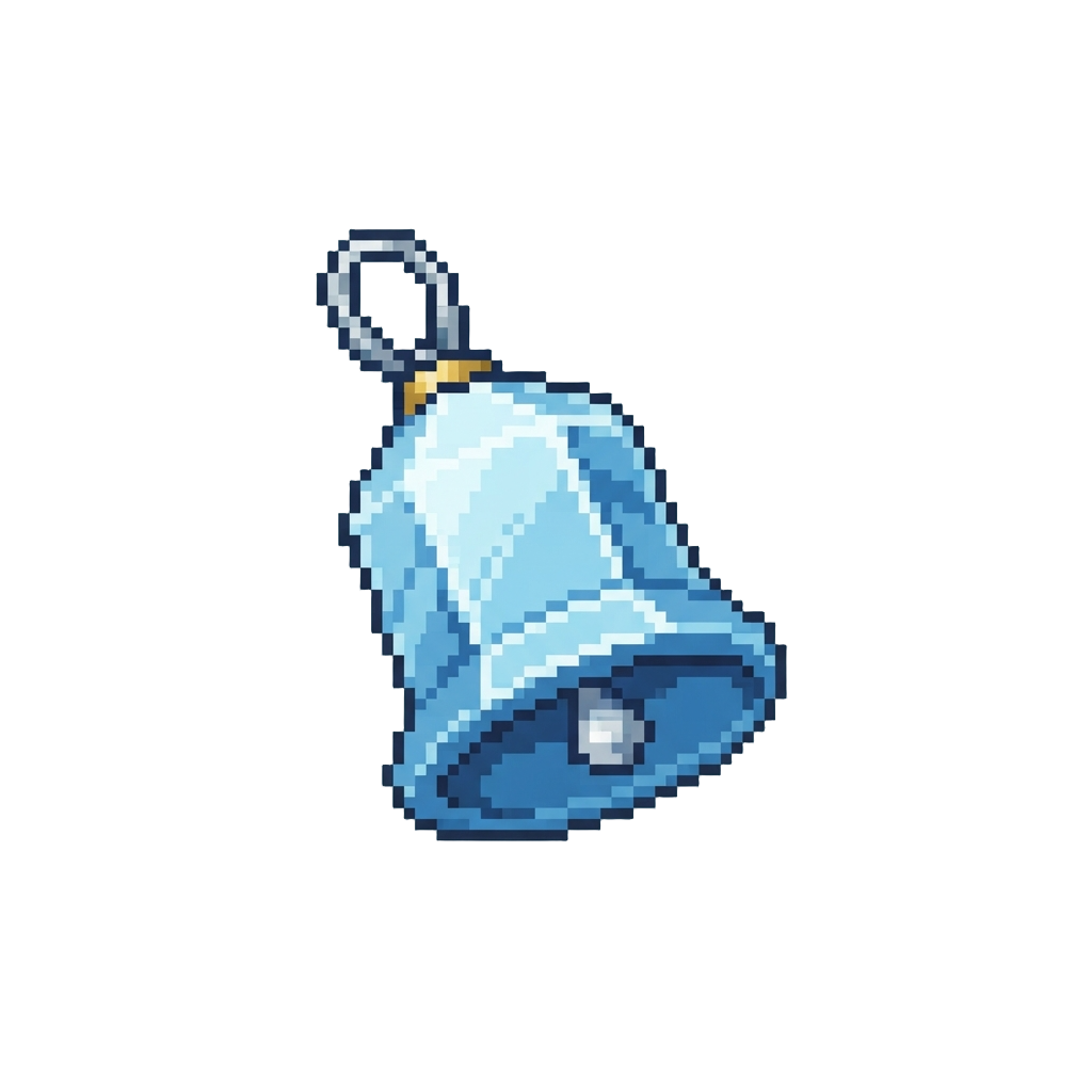 A Crystal Bell Ornament