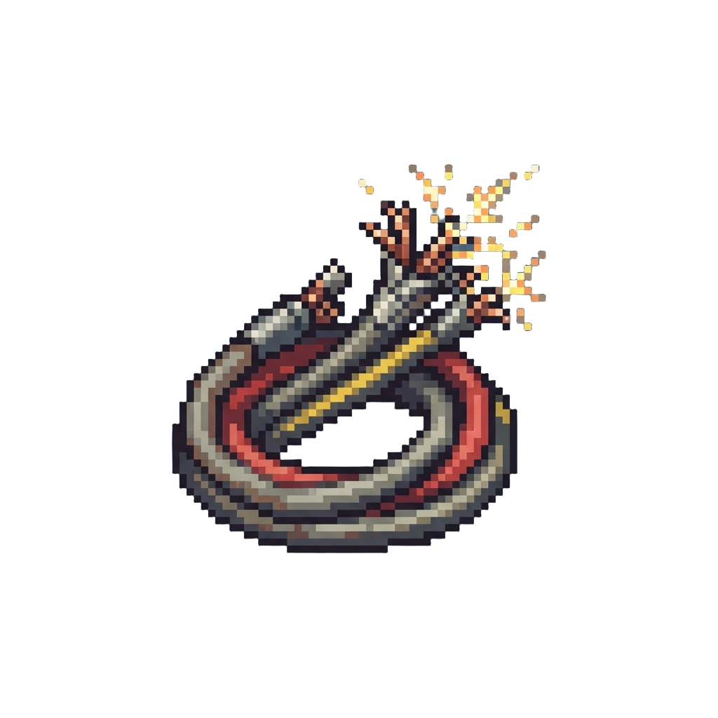 A Sparking Robot Wire Set
