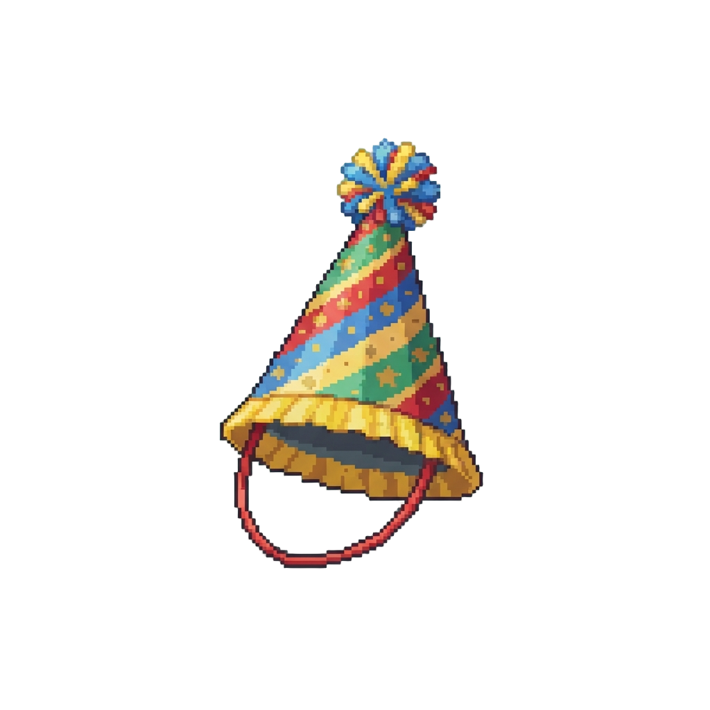 A Festive Paper Party Helmet