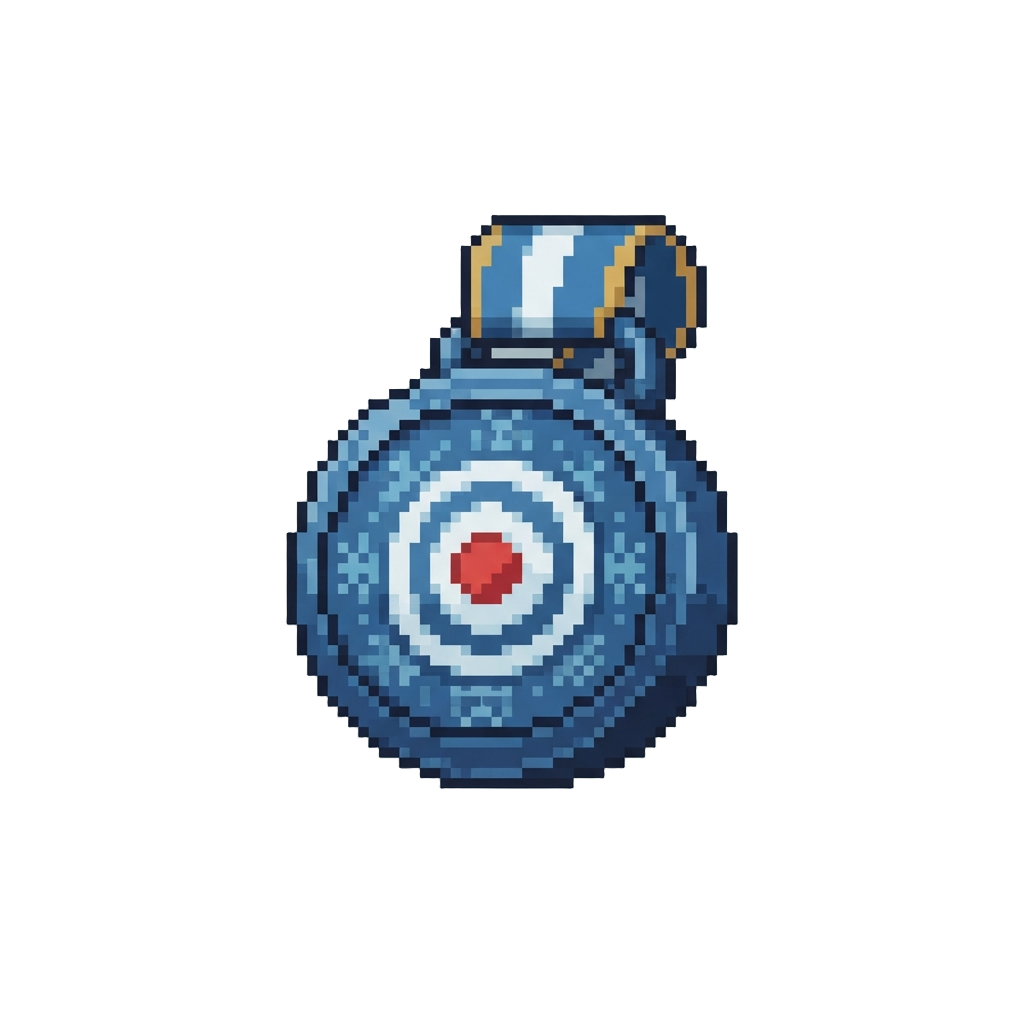 A Snowball Target Medal