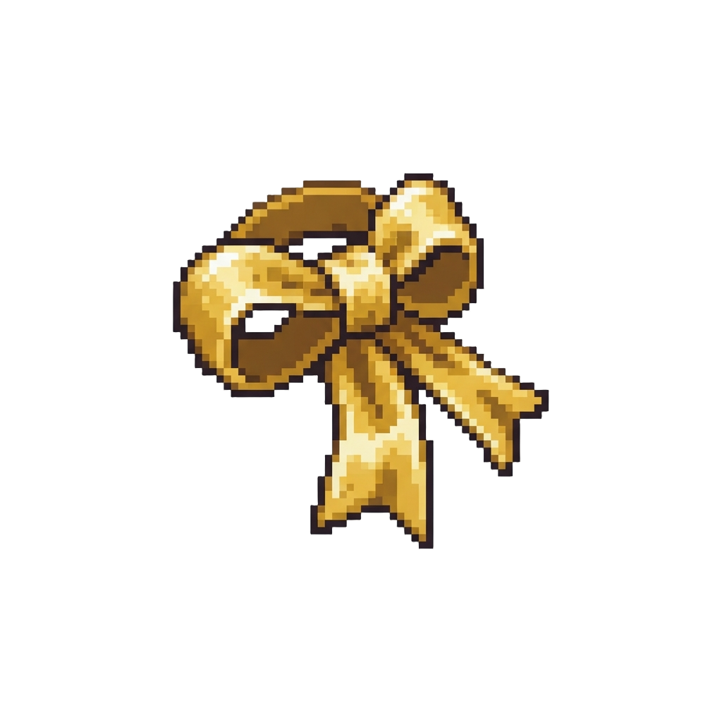 A Sparkling Golden Ribbon