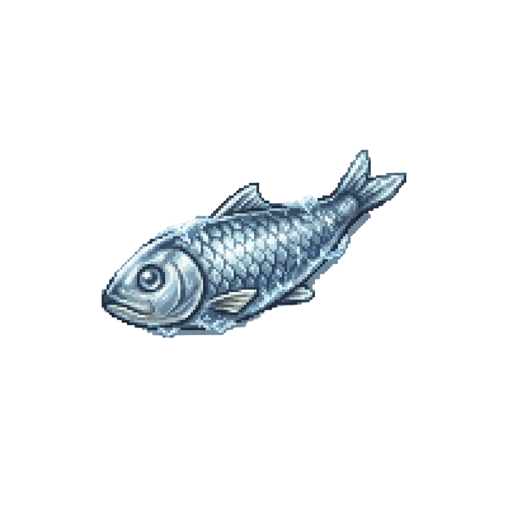 A Frozen Sardine Snack