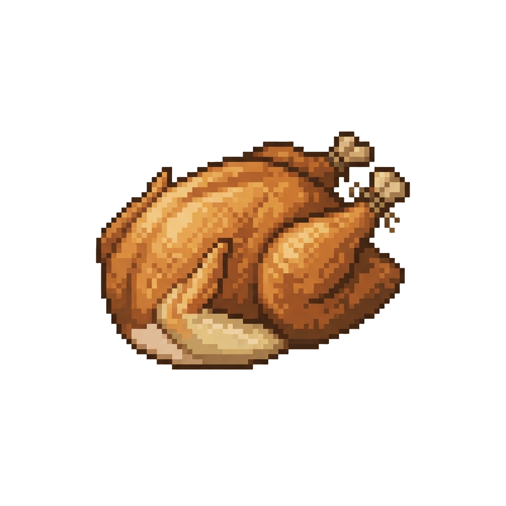 A Whole Roasted Turkey