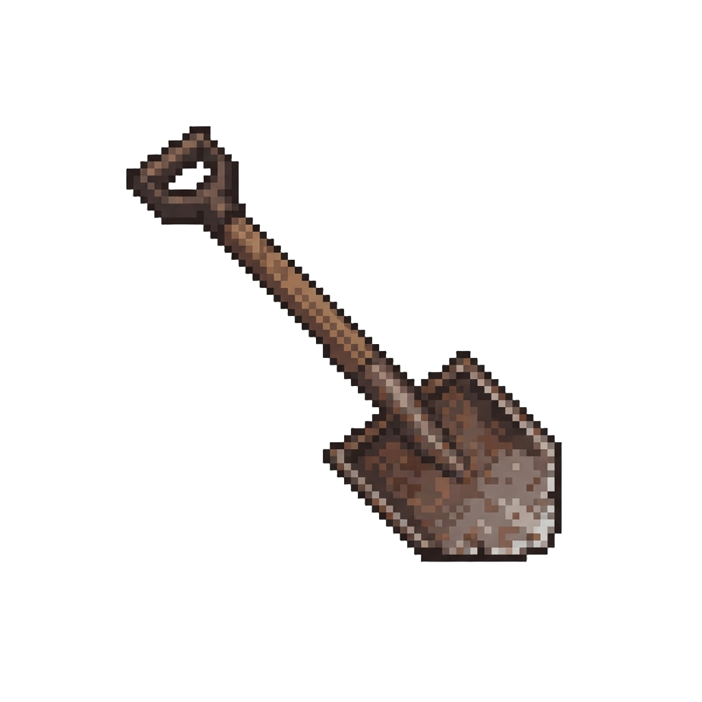 A Rusted Snow Shovel