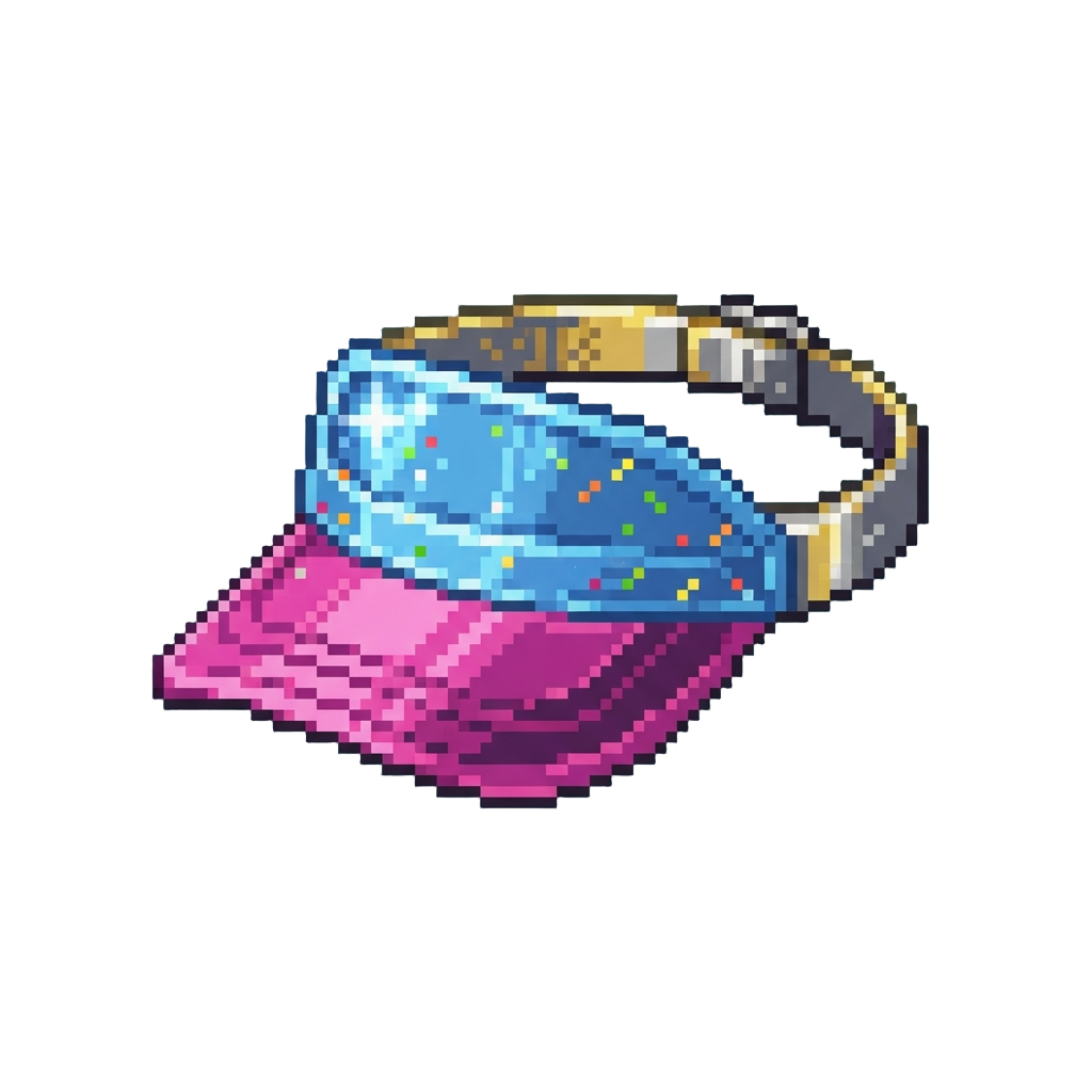 A Sparkly Celebration Visor