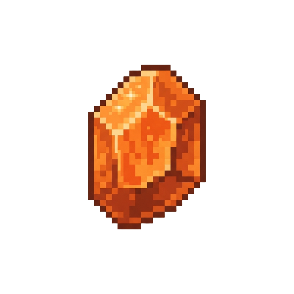 A Fiery Orange Sunstone