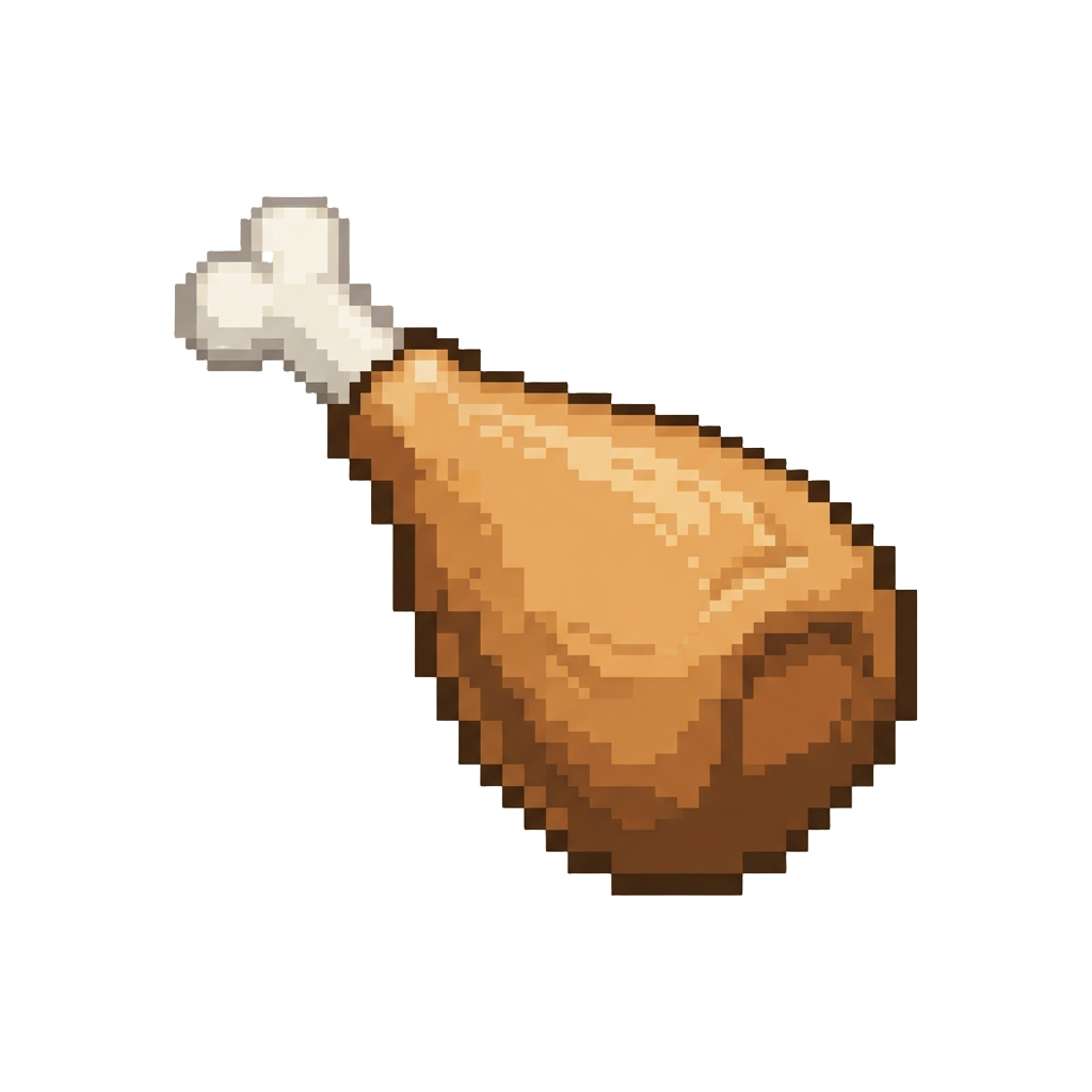 A Huge Turkey Drumstick