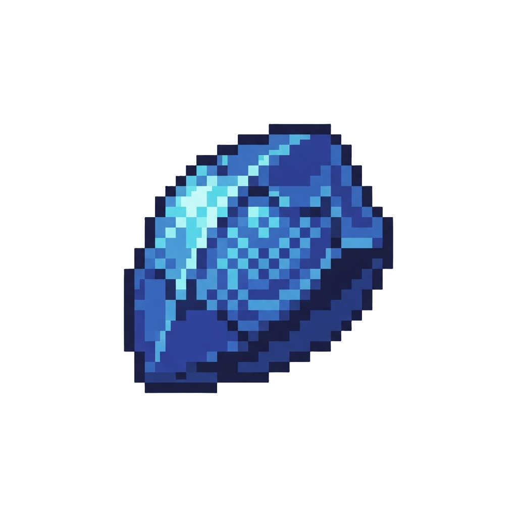 A Sparkling Sapphire Scale