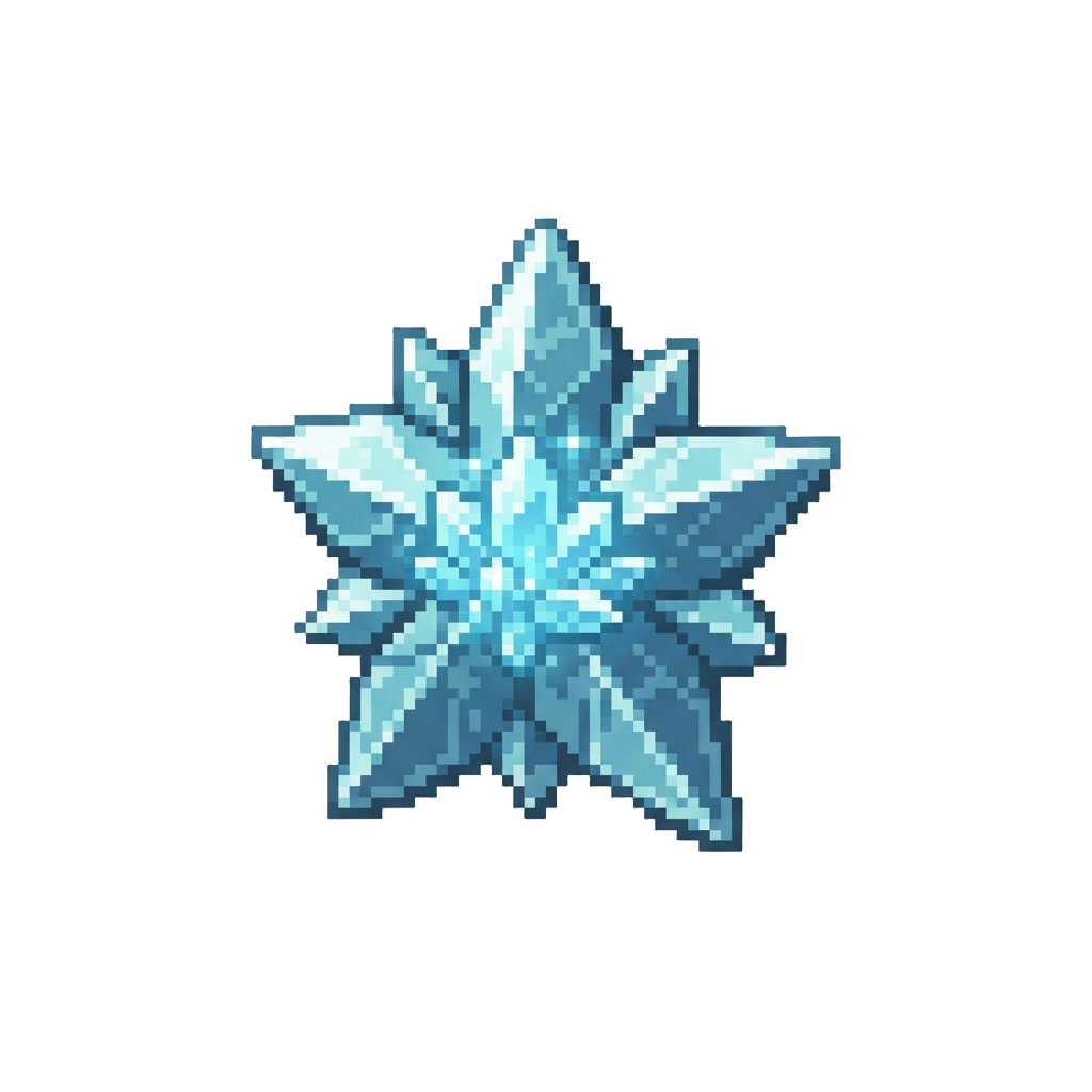 A Giant Ice Star Emblem
