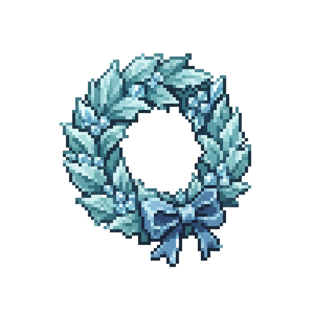 A Frozen Victory Wreath