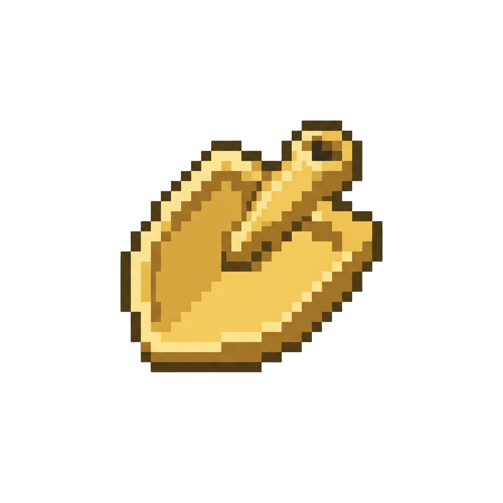 A Golden Shovel Head