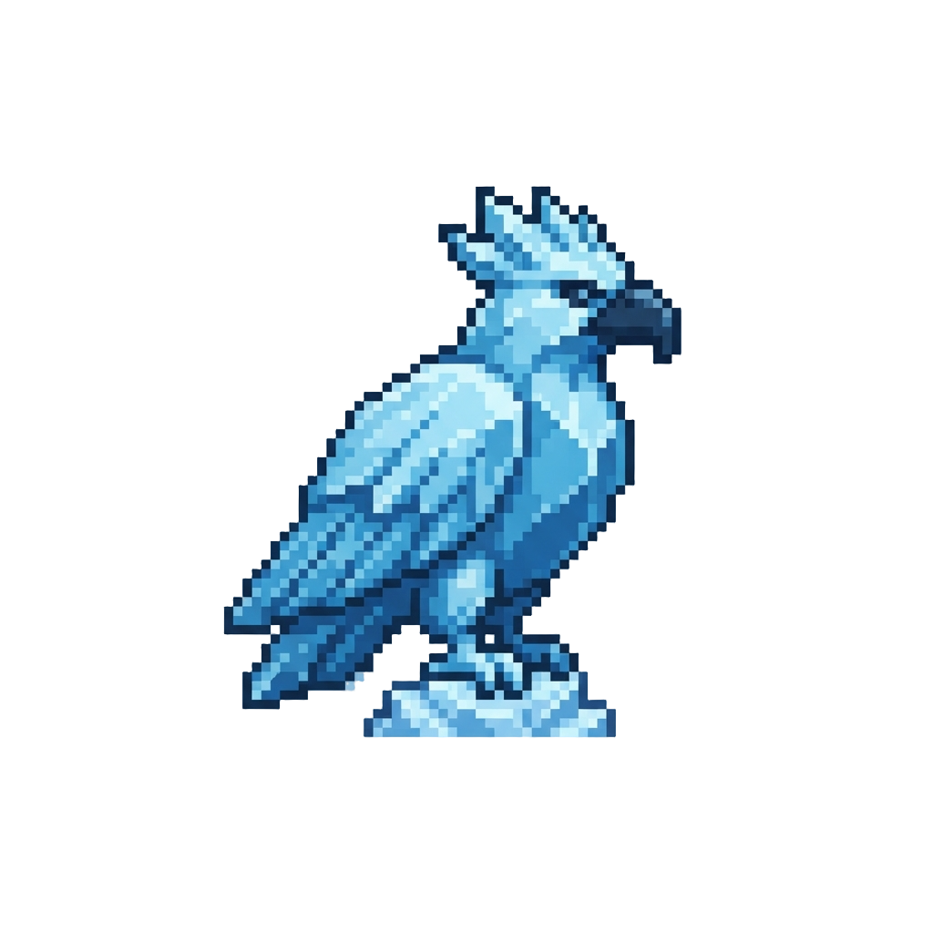 A Crystal Ice Eagle
